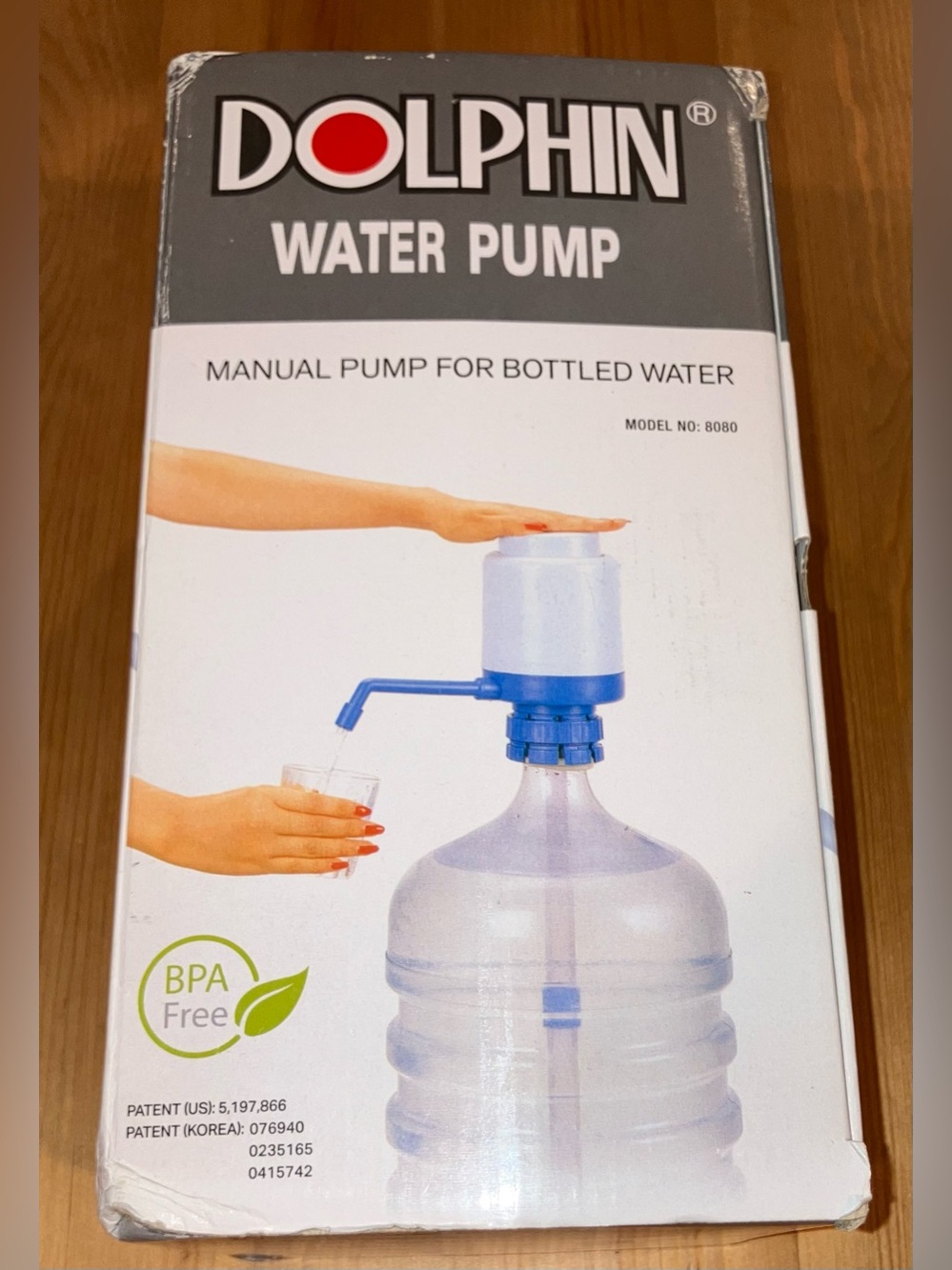 NIB Dolphin Manual Water Pump Fits most 4, 5 & 6 Gallon Bottles